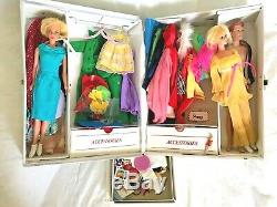 WOW! 1960s TNT Barbie Ken LOT Vintage Dolls & Case, Clothes, Shoes, Accessories